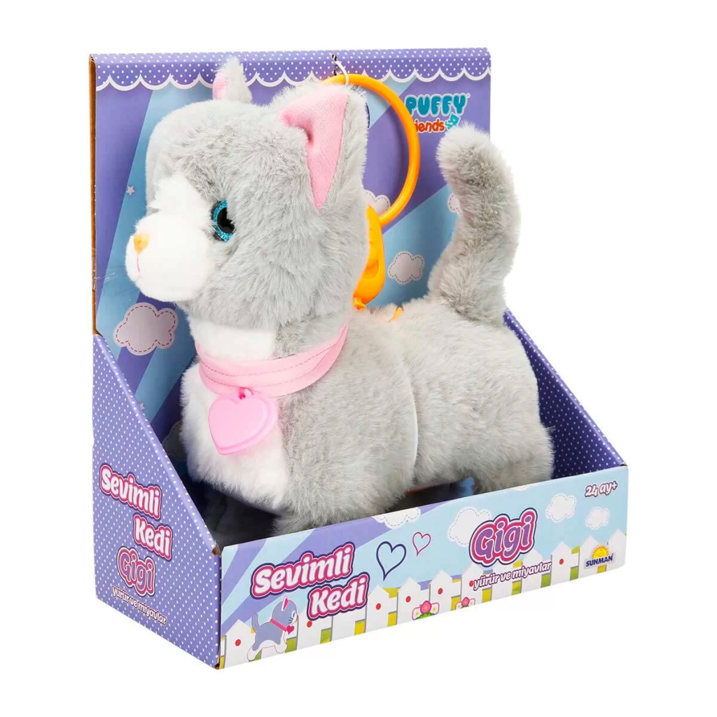 Nessiworld Sevimli Kedi Gigi Sesli ve Hareketli Nessiworld Sevimli Kedi Gigi Sesli ve Hareketli