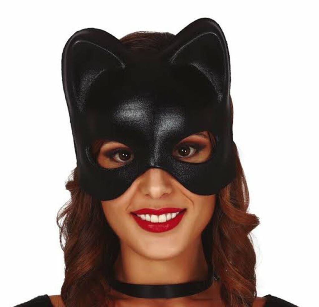 Nessiworld Siyah Deri Görünümlü Kedi Maskesi – Cosplay & Mask Nessiworld Siyah Deri Görünümlü Kedi Maskesi – Cosplay & Mask
