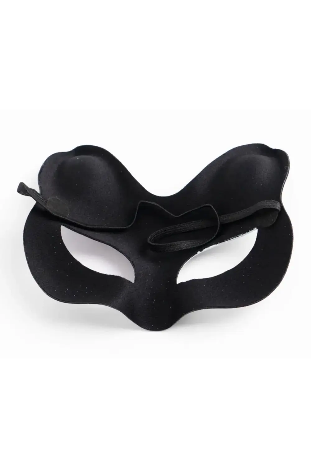 Nessiworld Siyah Renk Süet Kaplama Üzeri Sarı Pembe Simli Kedi Ma