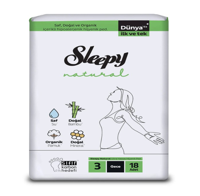 Nessiworld Sleepy Natural Süper Eco Paket Gece 18 Adet Nessiworld Sleepy Natural Süper Eco Paket Gece 18 Adet