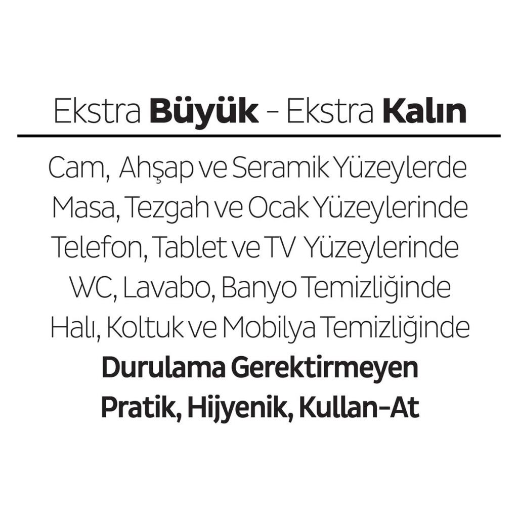 Nessiworld Sleepy Yüzey Temizlik Havlusu 100 Adet Orkide