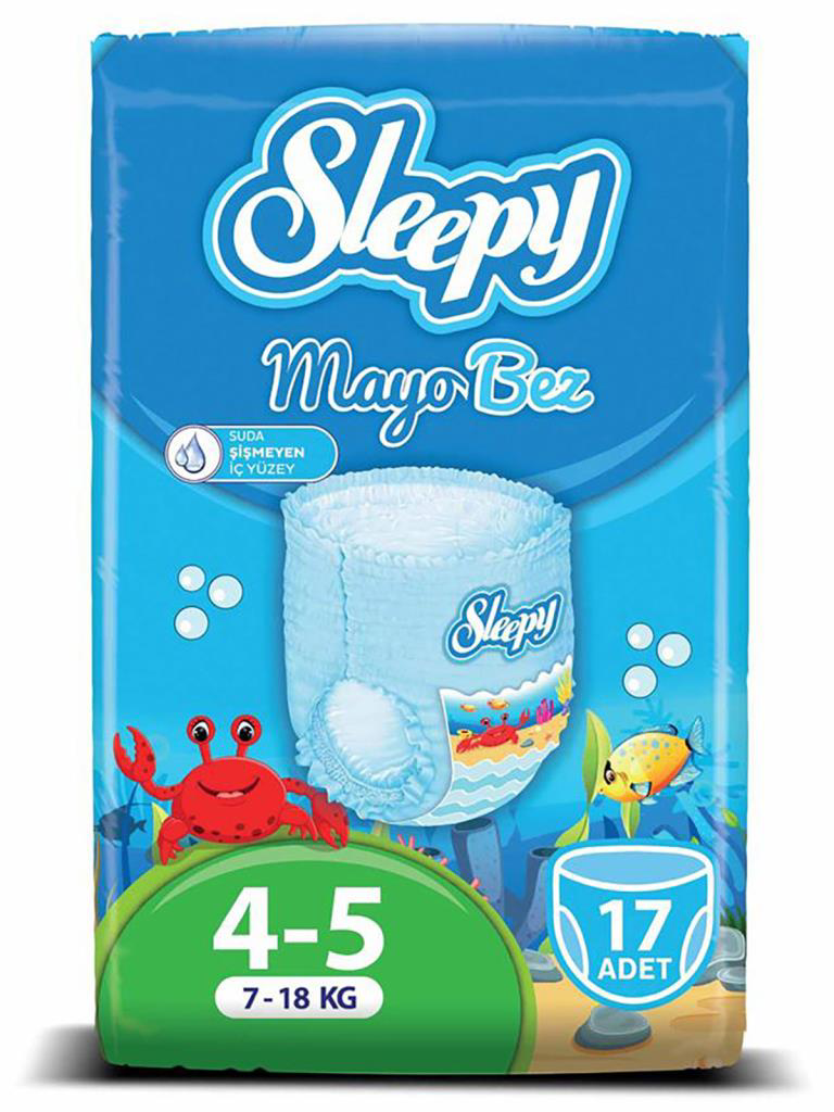Nessiworld Sleepy Mayo Külot Bez 4-5 Beden 7-18 Kg 17 Adet Nessiworld Sleepy Mayo Külot Bez 4-5 Beden 7-18 Kg 17 Adet