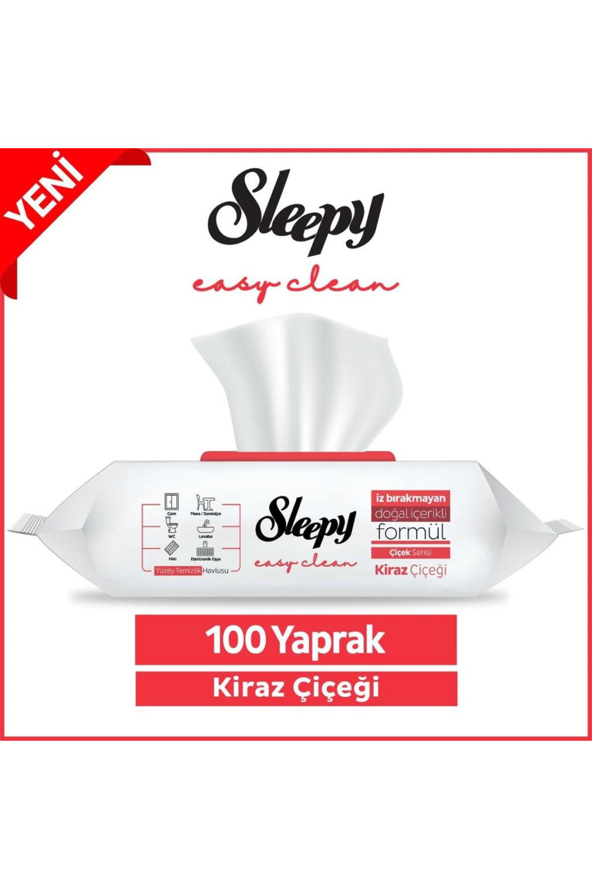 Nessiworld  Sleepy Yüzey Temizlik Havlusu 100 Adet Kiraz