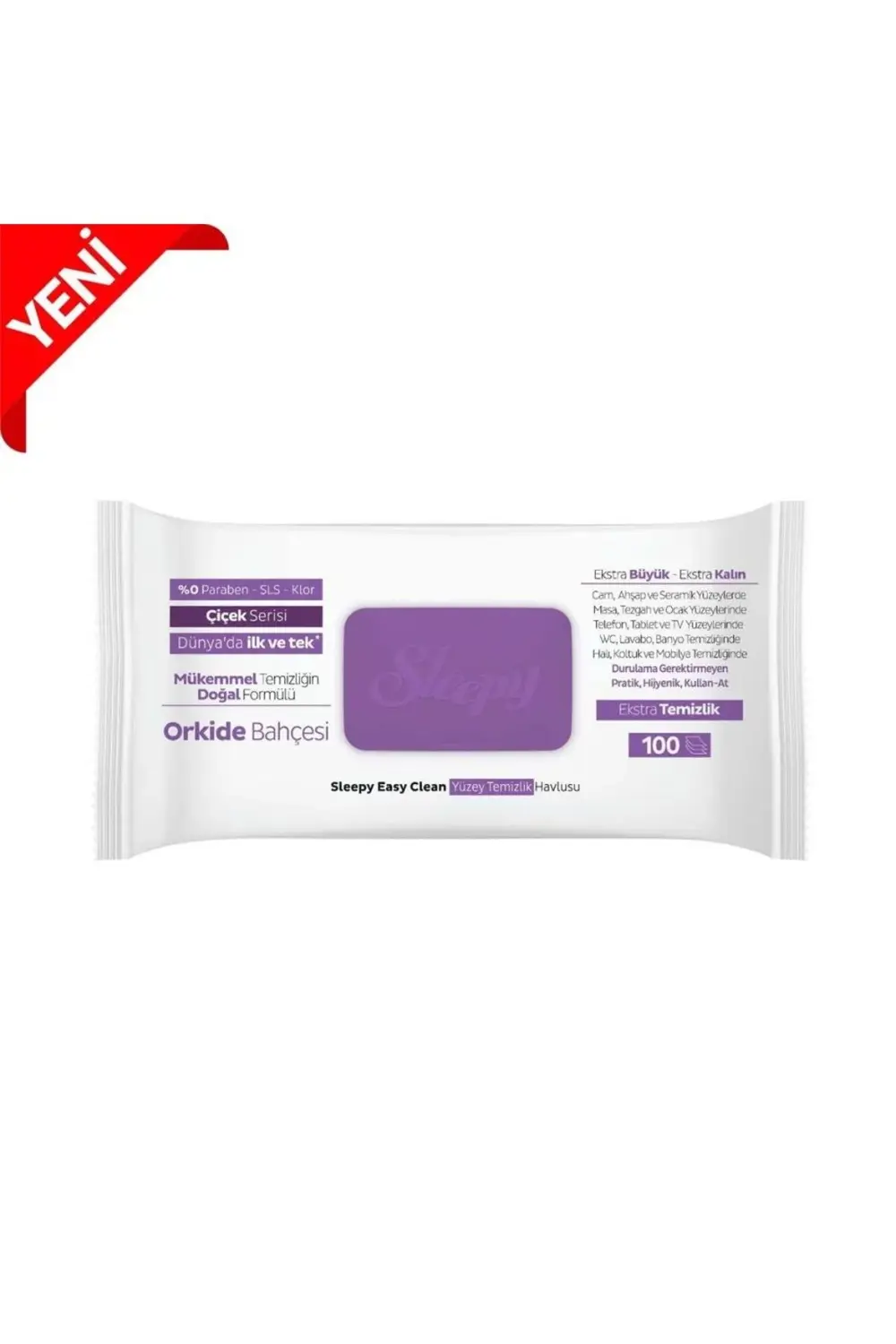 Nessiworld Sleepy Yüzey Temizlik Havlusu 100 Adet Orkide