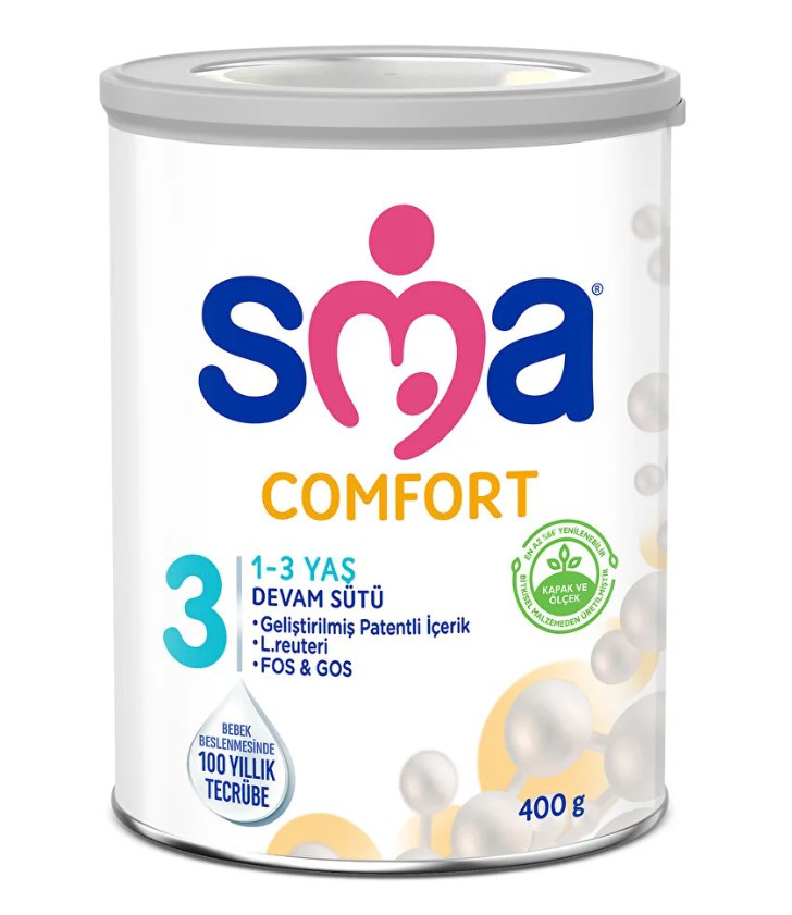 Nessiworld SMA Comfort 3 Devam Sütü 1-3 Yaş 400 Gr Nessiworld SMA Comfort 3 Devam Sütü 1-3 Yaş 400 Gr
