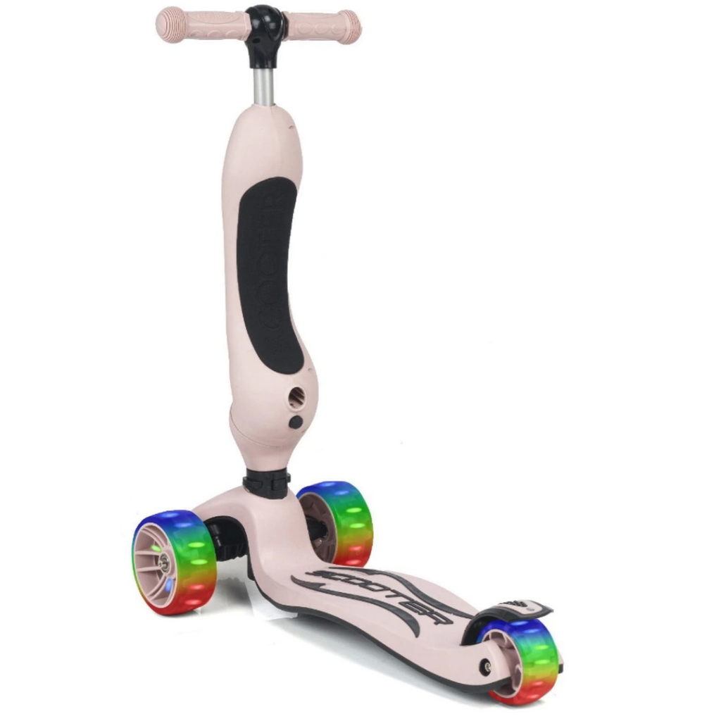 Nessiworld Smart Oturaklı 3 Tekerlekli Işıklı Scooter Bebe Somon Nessiworld Smart Oturaklı 3 Tekerlekli Işıklı Scooter Bebe Somon