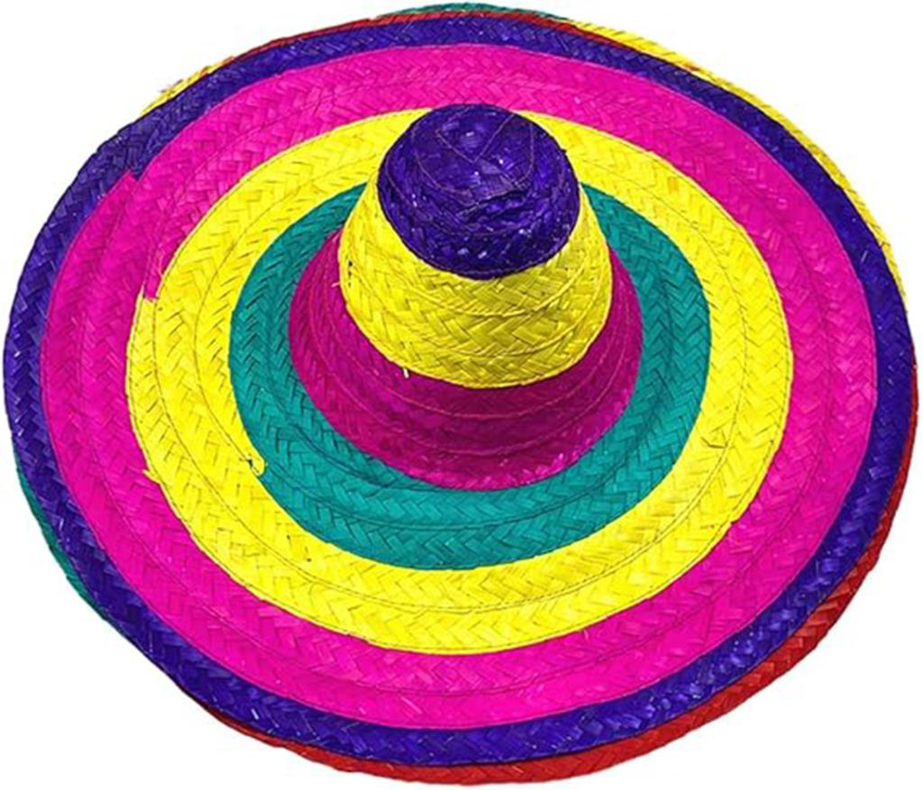 Nessiworld Sombrero Meksika Şapkası Renkli Örme Hasır Yetişkin Bo Nessiworld Sombrero Meksika Şapkası Renkli Örme Hasır Yetişkin Bo