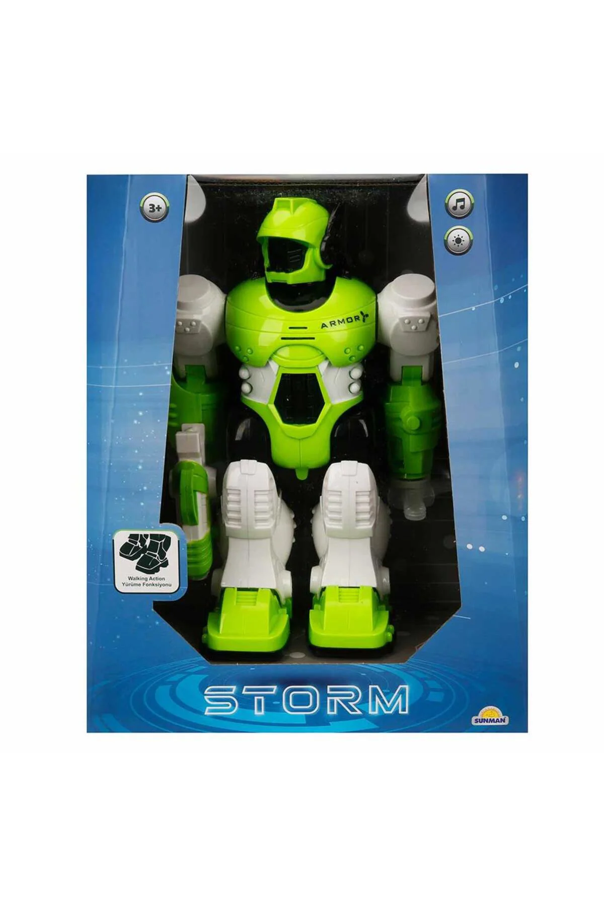 Nessiworld Storm Brave Sesli ve Işıklı Robot 25 cm