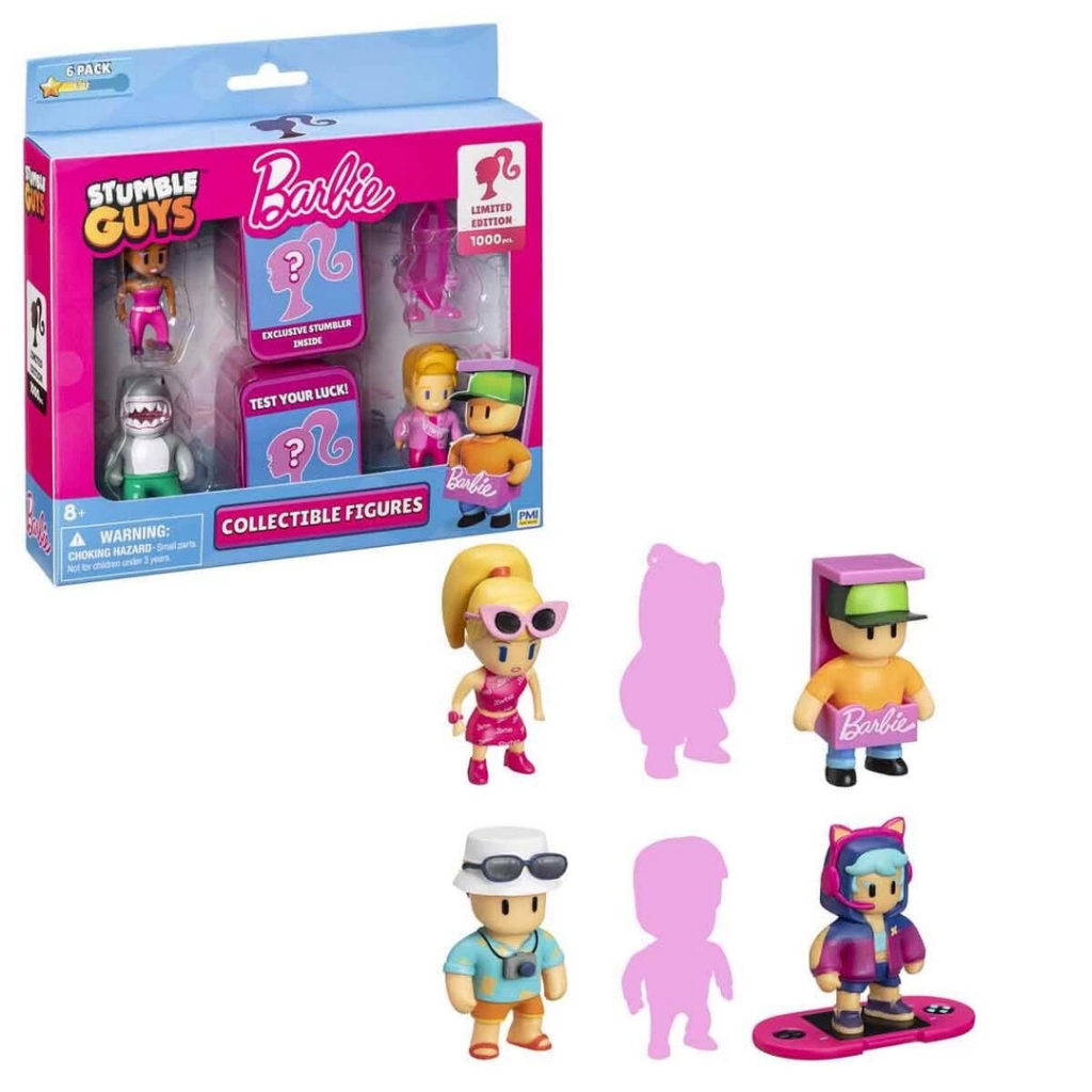 Nessiworld Stumble Guys x Barbie 6’lı Figür Seti Nessiworld Stumble Guys x Barbie 6’lı Figür Seti