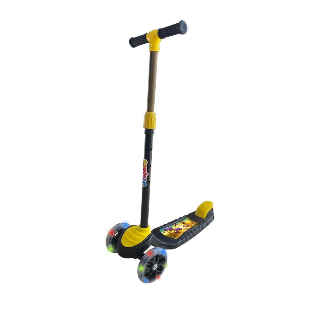 Nessiworld SWSC6-I Işıklı Swing Scooter Sarı -Kolat
