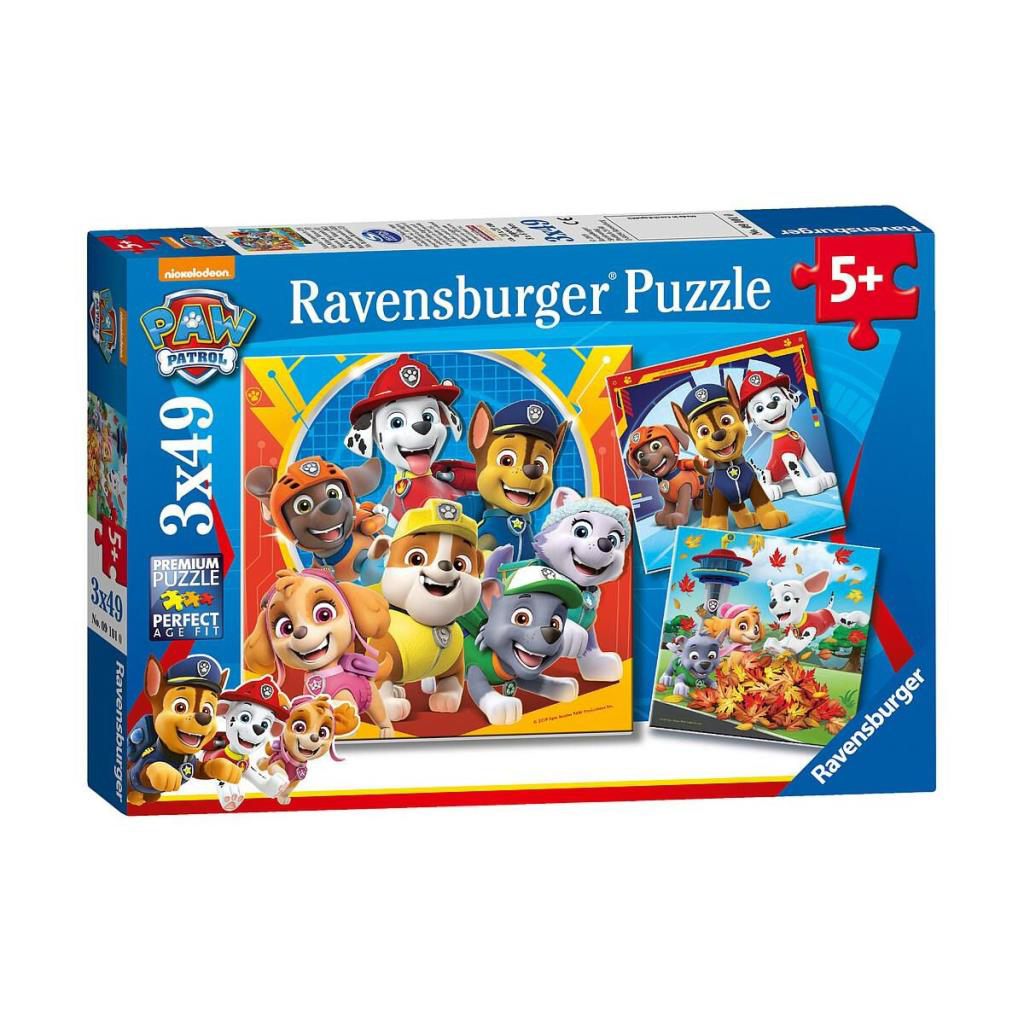 Nessiworld 50482 Paw Patrol 3x49 parça Ravensburger Puzzle