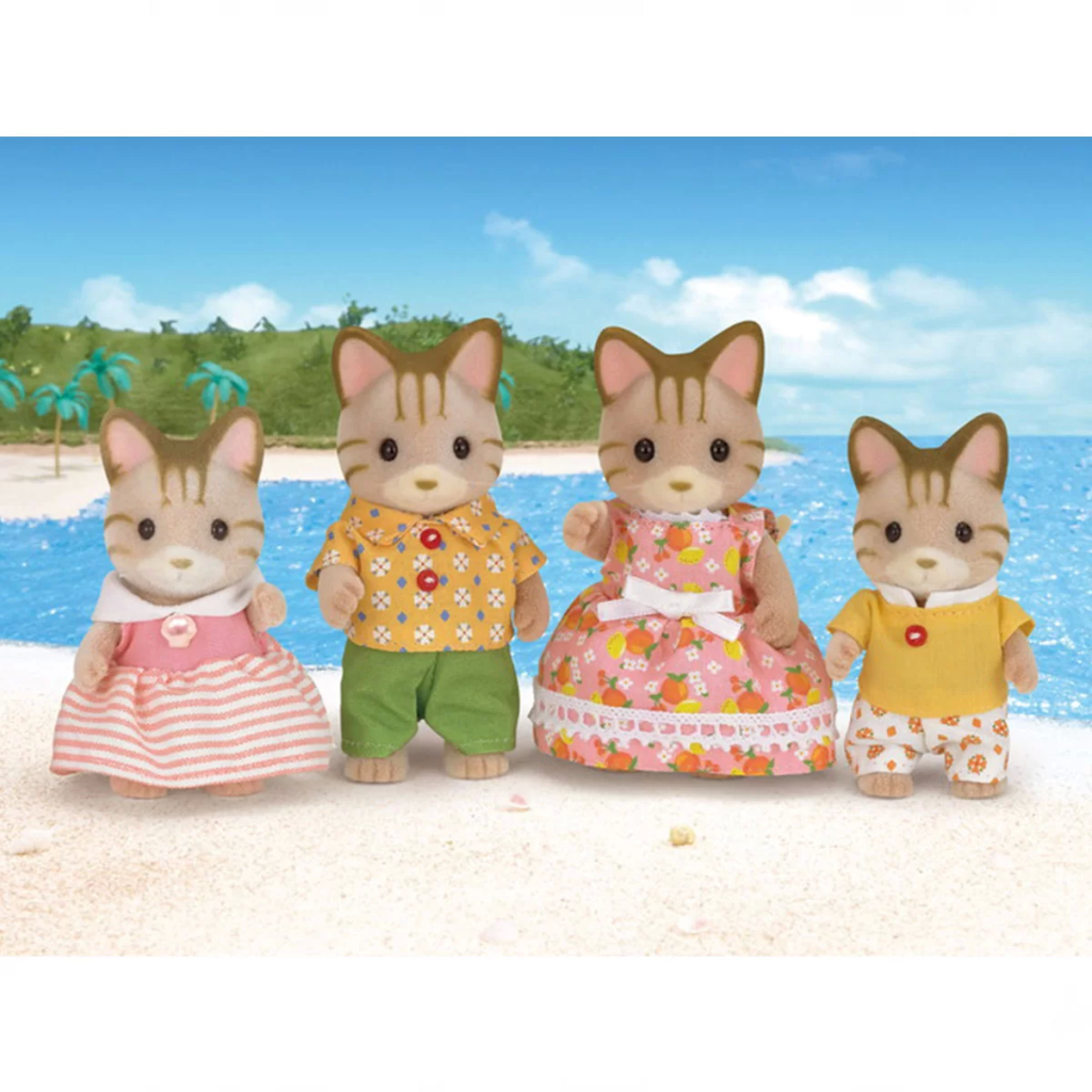 NessiWorld Sylvanian Families Çizgili Kedi Ailesi 5180