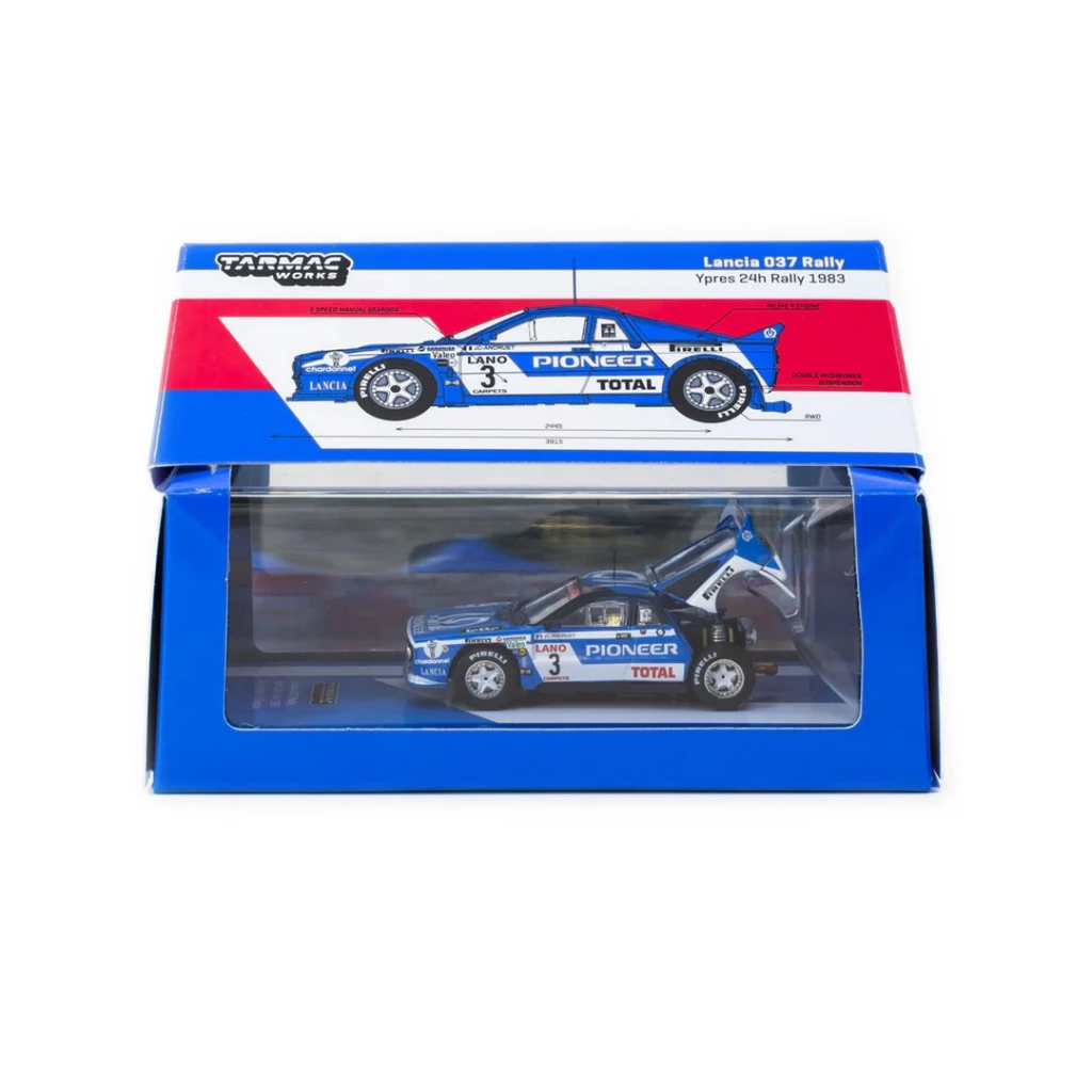 Nessiworld Tarmac Works 1/64 Lancia 037 Rally Ypres 24 Hours Rall