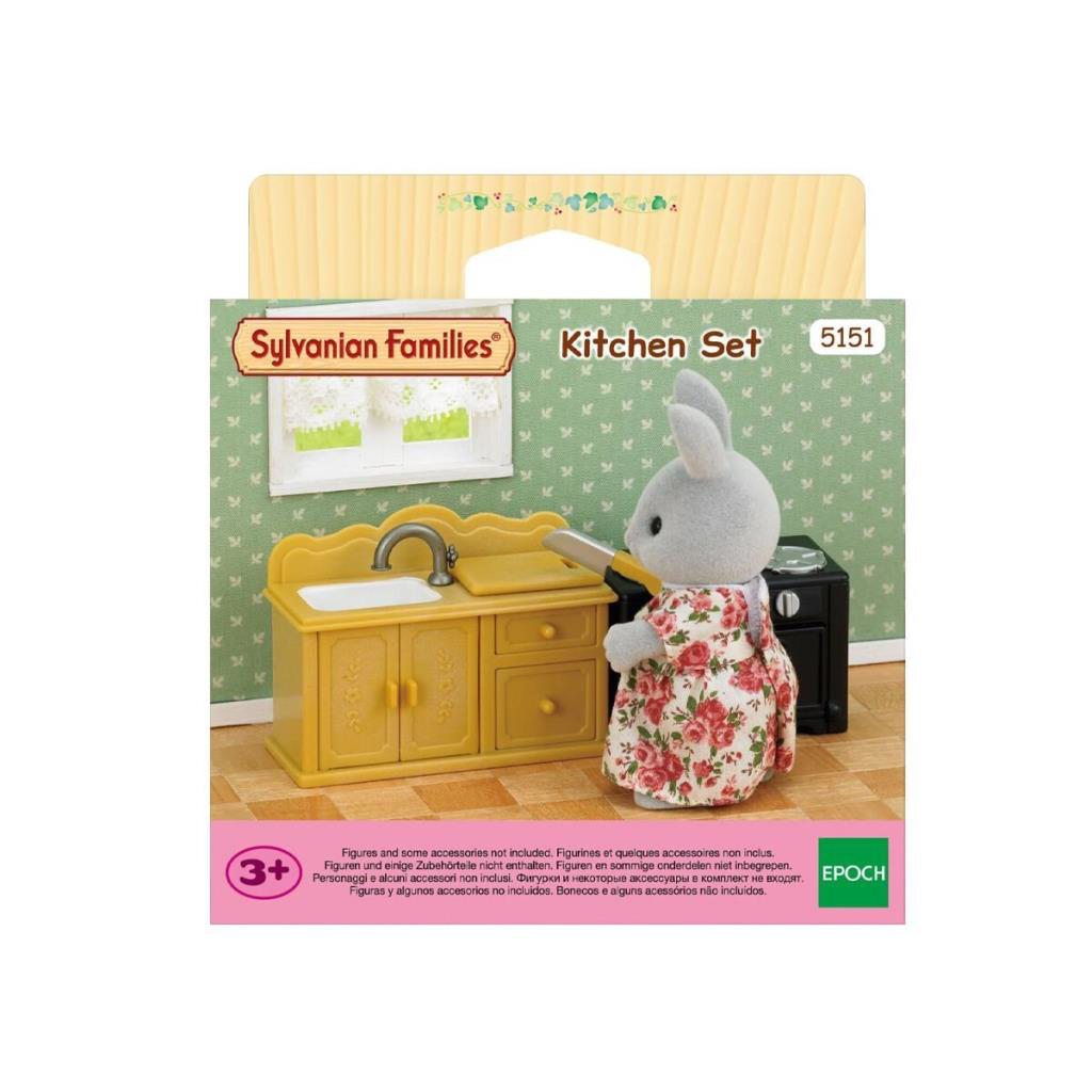 Nessiworld 5151 Sylvanian Families Mutfak Lavabo Seti (figürler d Nessiworld 5151 Sylvanian Families Mutfak Lavabo Seti (figürler d