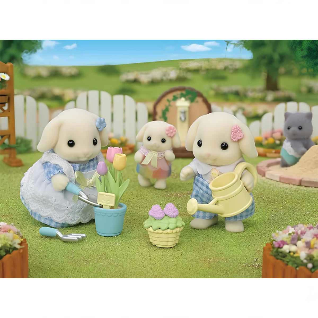 NessiWorld Sylvanian Families Flora Tavşan Kardeşler Bahçıvanlık NessiWorld Sylvanian Families Flora Tavşan Kardeşler Bahçıvanlık
