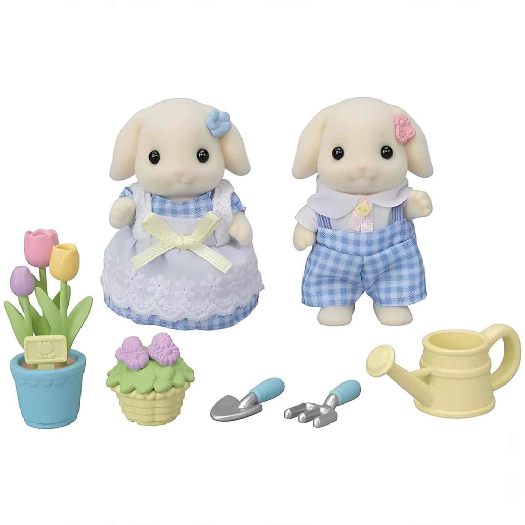 NessiWorld Sylvanian Families Flora Tavşan Kardeşler Bahçıvanlık NessiWorld Sylvanian Families Flora Tavşan Kardeşler Bahçıvanlık