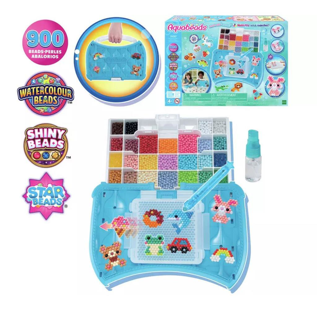 Nessiworld 35087 AquaBeads Çantalı Başlangıç Stüdyosu 900 parça +
