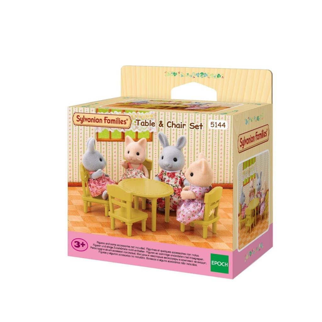 Nessiworld 5144 Sylvanian Families Masa - Sandalye Seti (figürler Nessiworld 5144 Sylvanian Families Masa - Sandalye Seti (figürler