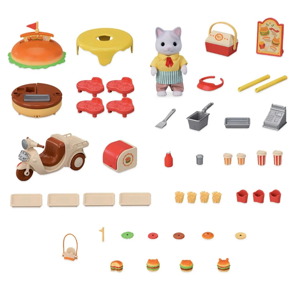 Nessiworld Sylvanian Families Hamburger Standı 5757 Nessiworld Sylvanian Families Hamburger Standı 5757