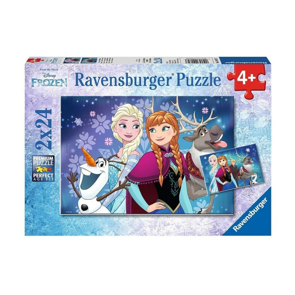 Nessiworld 90747 Disney Frozen Kuzey Işıkları 2x24 parça Ravensbu