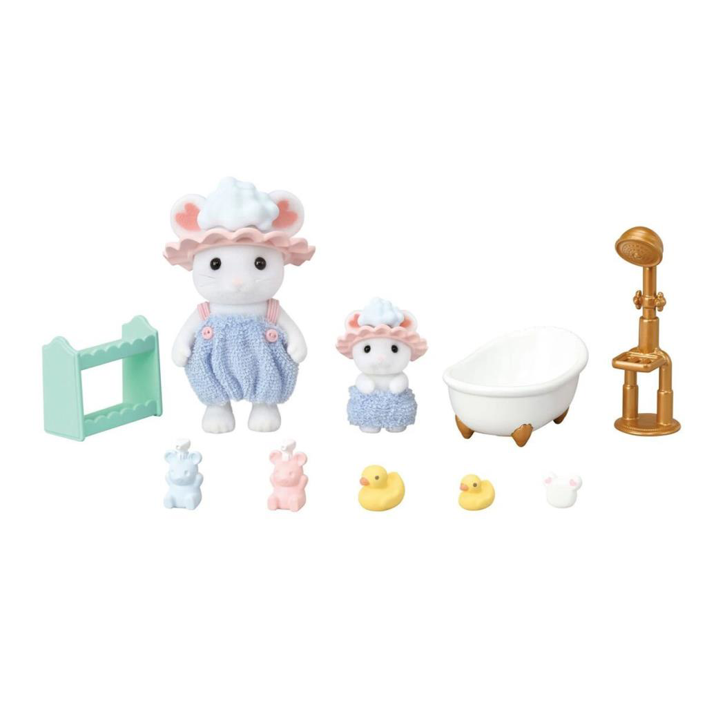 Nessiworld 5805 Sylvanian Families Kardeşler Banyo Zamanı Seti +3