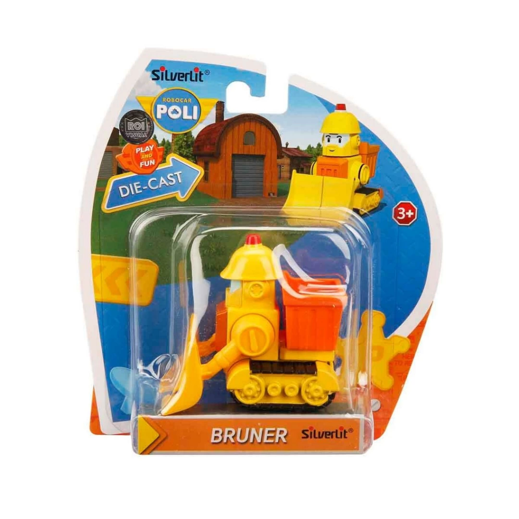 Nessiworld Robocar Poli Metal Araç Karakter Figür Bruner