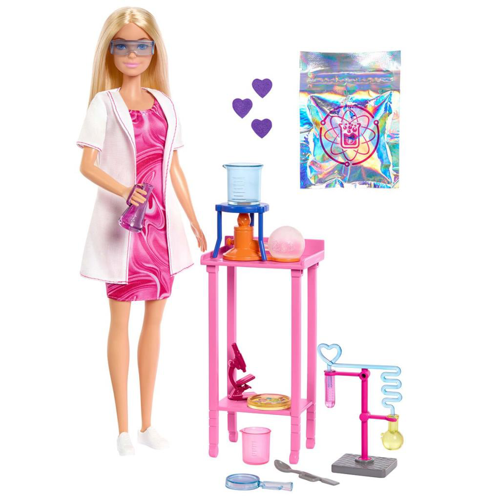 Nessiworld JCR70 Barbie Kariyer Oyun Setleri - Bilim Uzmanı ve Ak Nessiworld JCR70 Barbie Kariyer Oyun Setleri - Bilim Uzmanı ve Ak