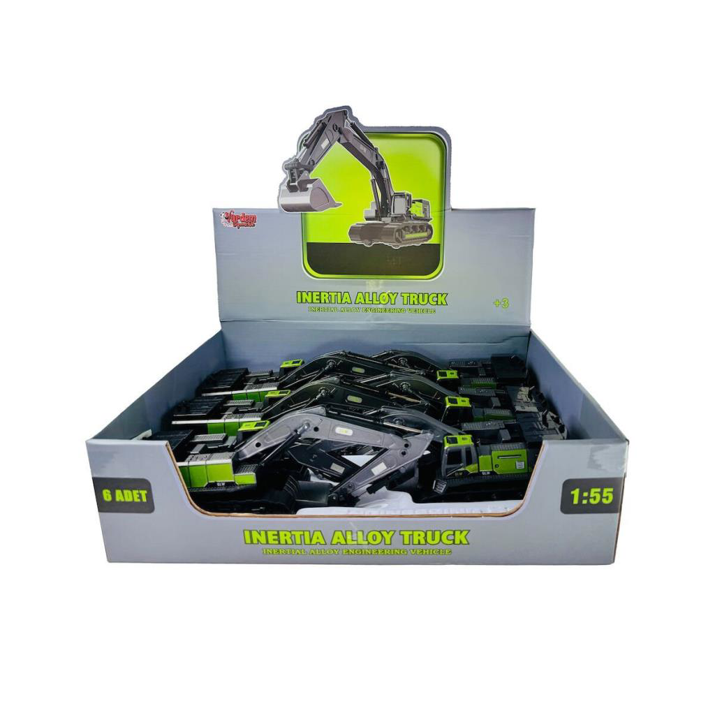 Nessiworld SZT-8887 Sürtmrli Metal İnşaat Aracı Ekskavatör 1 55 Nessiworld SZT-8887 Sürtmrli Metal İnşaat Aracı Ekskavatör 1 55