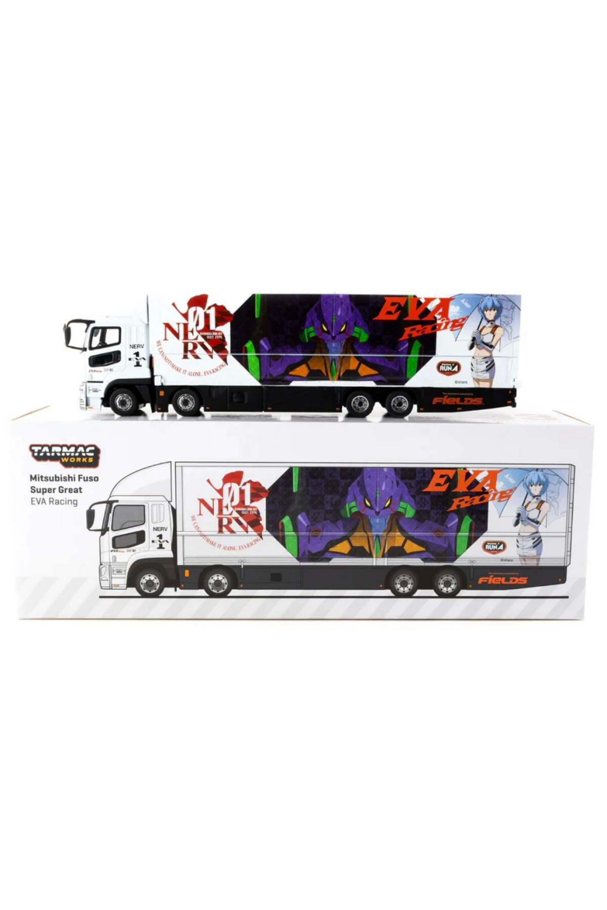 Nessiworld  Tarmac Works 1/64 Mitsubishi Fuso Super Great Eva Raci