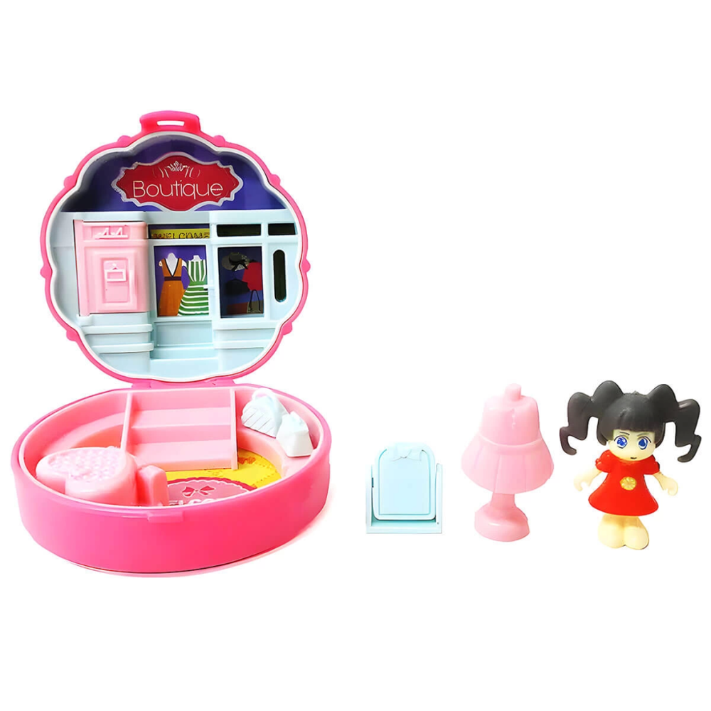 NessiWorld Taşınabilir Dollhouse Figür Sürpriz Paket
