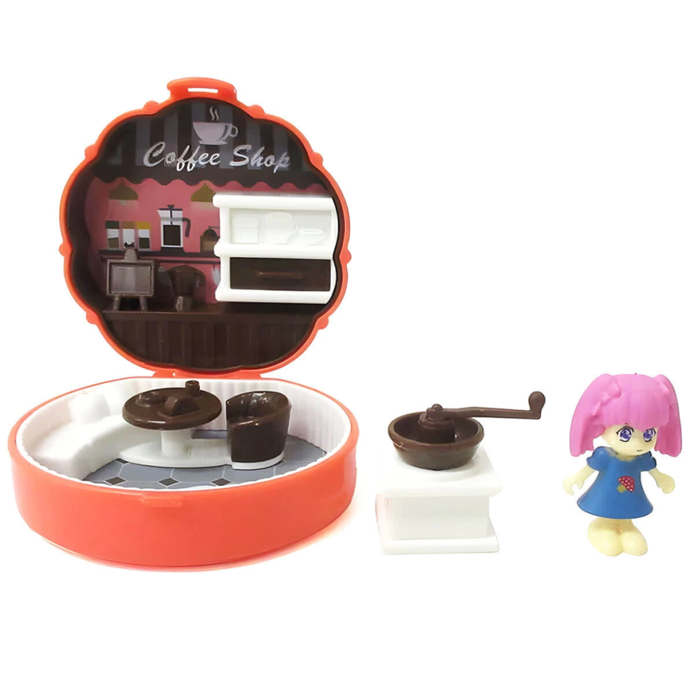 NessiWorld Taşınabilir Dollhouse Figür Sürpriz Paket