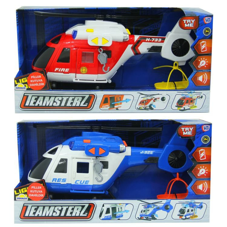 Just Cheap Store Teamsterz İtfaiye Kurtarma Helikopteri