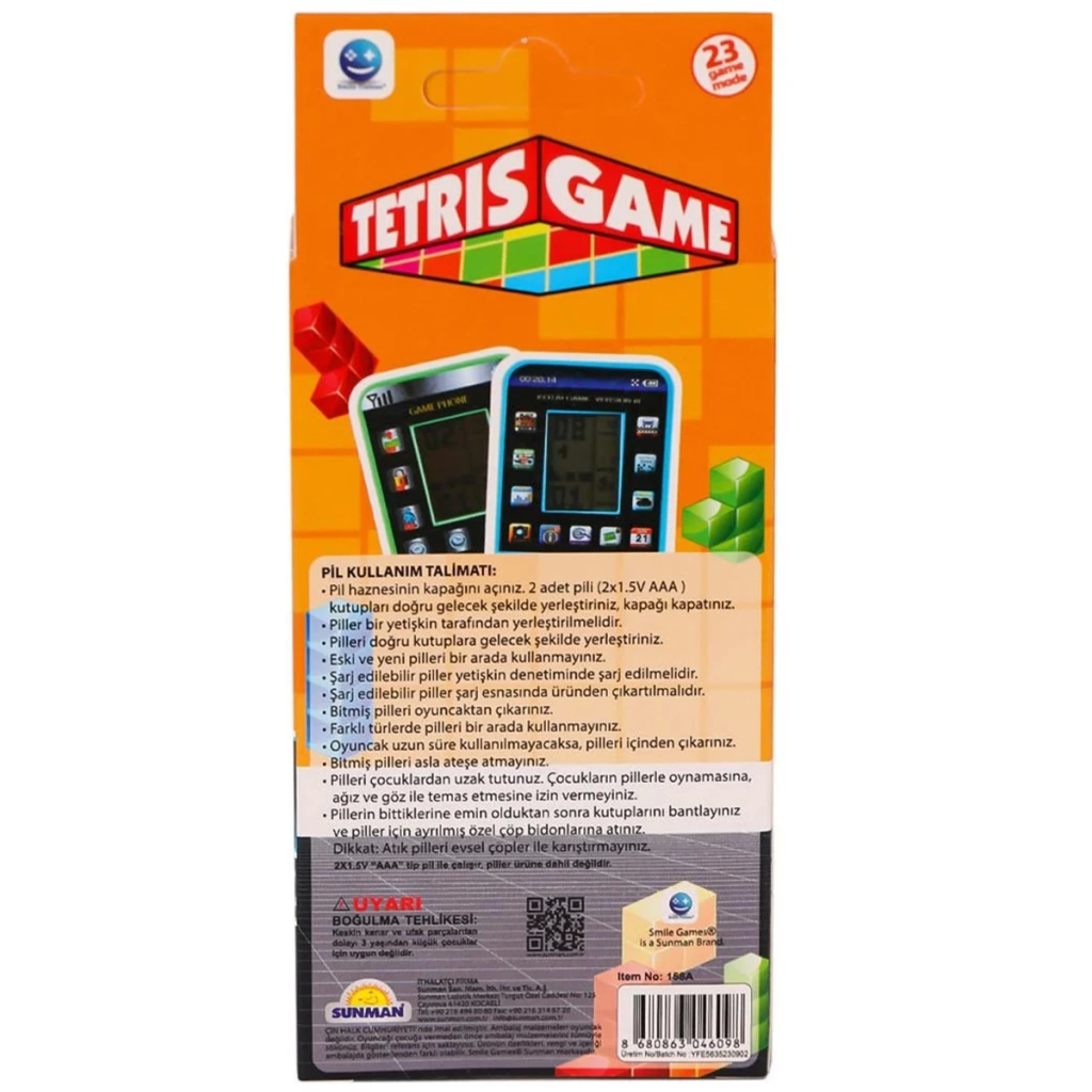 Nessiworld Tetris Game Tetris Oyun Konsolu 158A Nessiworld Tetris Game Tetris Oyun Konsolu 158A