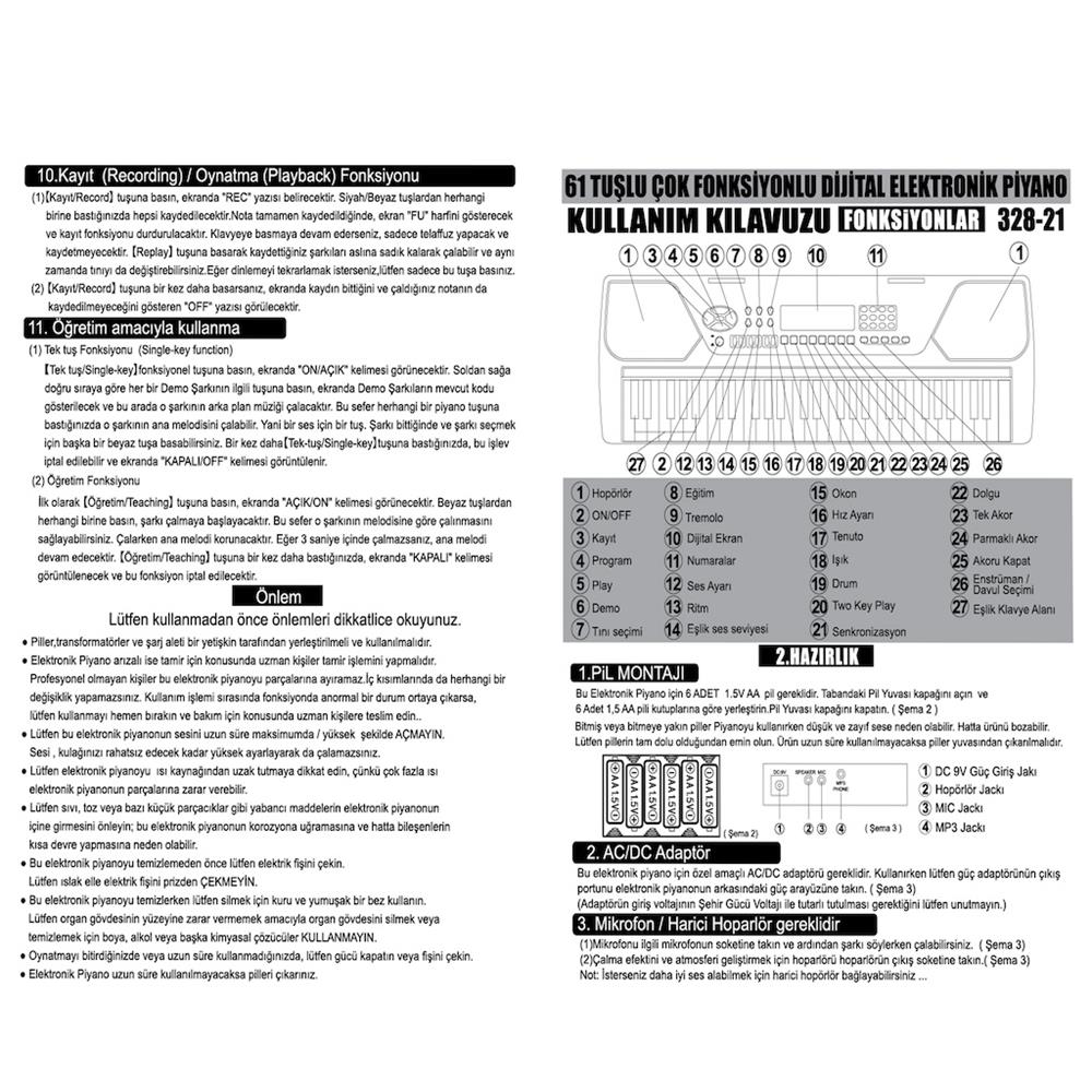 Nessiworld TFL-328-21 VLEKTRO 61 TUŞ IŞIKLI BÜYÜK PİYANO -VRD Nessiworld TFL-328-21 VLEKTRO 61 TUŞ IŞIKLI BÜYÜK PİYANO -VRD