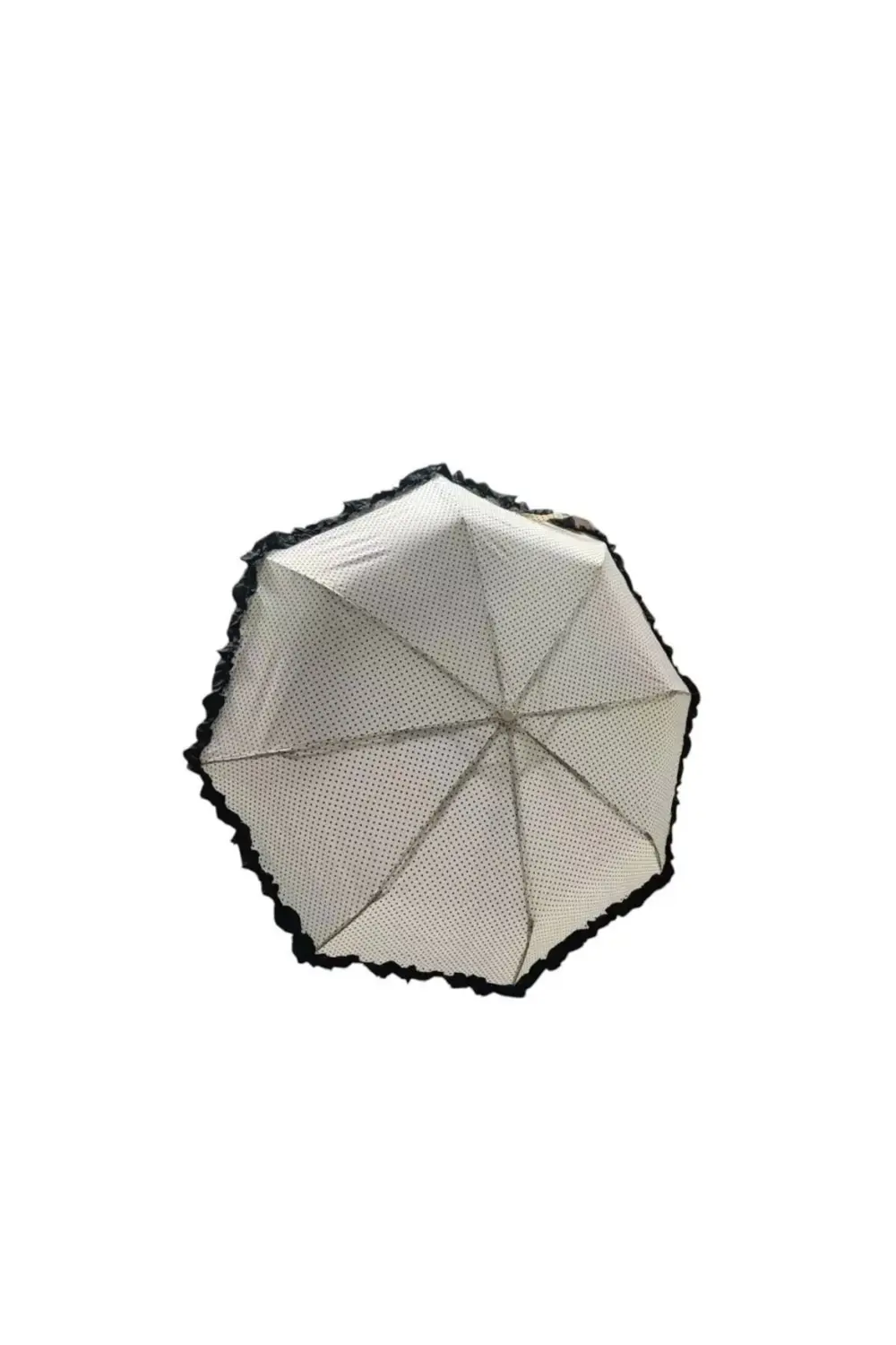 Nessiworld TK-3665 Katlanır Otomatik Şemsiye 8 Telli Desenli Fırf