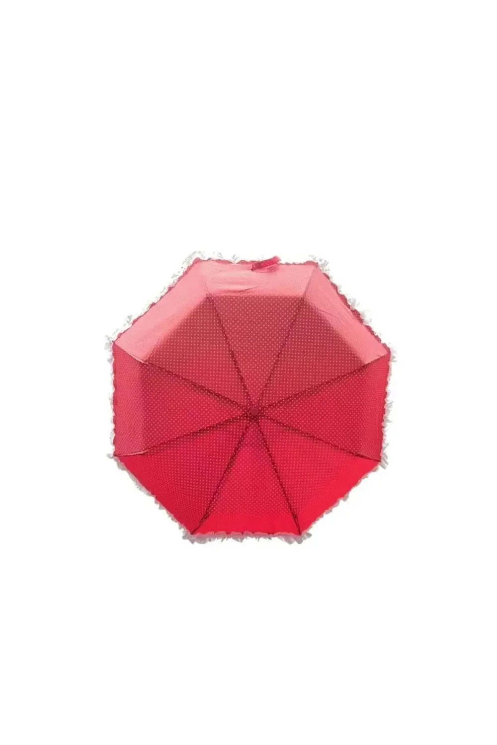 Nessiworld TK-3665 Katlanır Otomatik Şemsiye 8 Telli Desenli Fırf