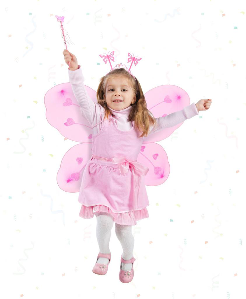 Nessiworld Toz Pembe Renk Kelebek Kanadı Tacı ve Sopası 50x37 cm Nessiworld Toz Pembe Renk Kelebek Kanadı Tacı ve Sopası 50x37 cm