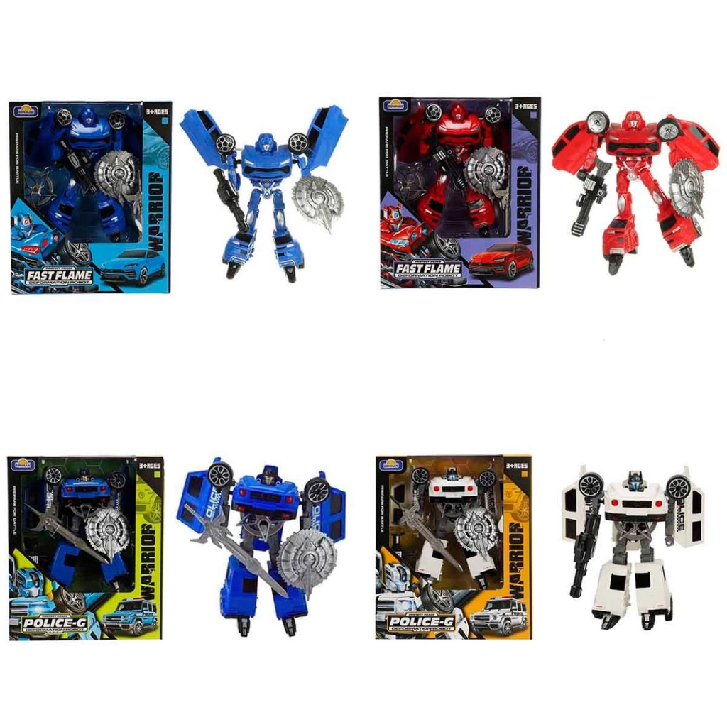 Nessiworld Transformer Police Robotları