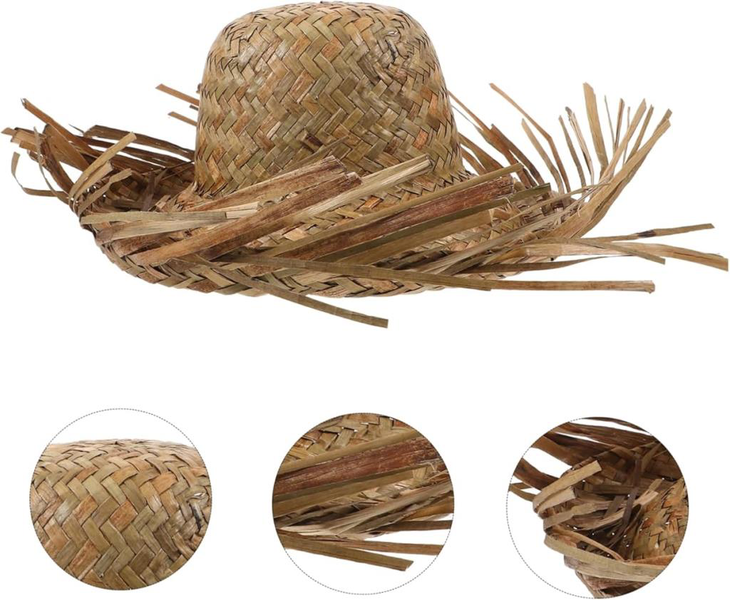 Nessiworld Tropikal Parti Naturel Hasır Hawaii Şapkası 13x36 cm Nessiworld Tropikal Parti Naturel Hasır Hawaii Şapkası 13x36 cm