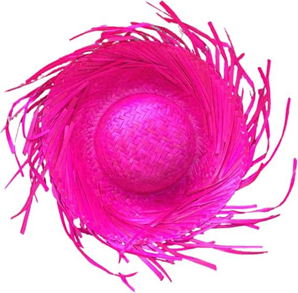 Nessiworld Tropikal Parti Pembe Fuşya Hasır Hawaii Şapkası 13x36 Nessiworld Tropikal Parti Pembe Fuşya Hasır Hawaii Şapkası 13x36