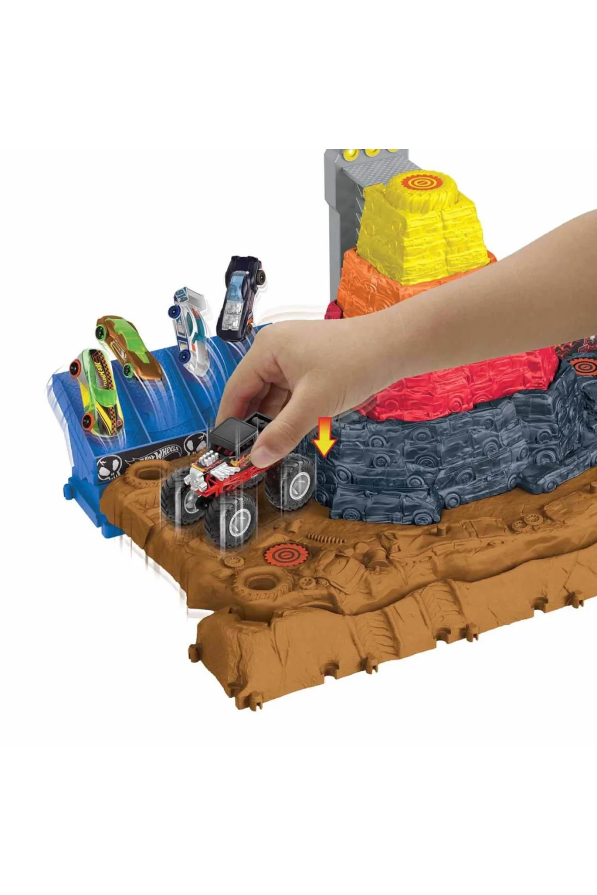 NessiWorld Truck Muhteşem Çarpışma Arenası Oyun Seti HNB96