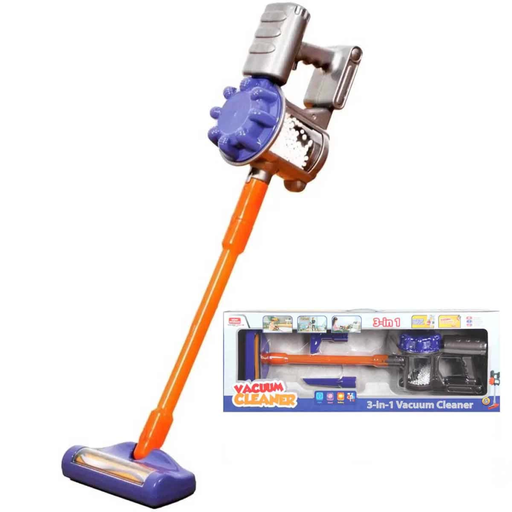 NessiWorld Vacuum Cleaner Pilli Kablosuz Oyuncak Dikey Elektrik S