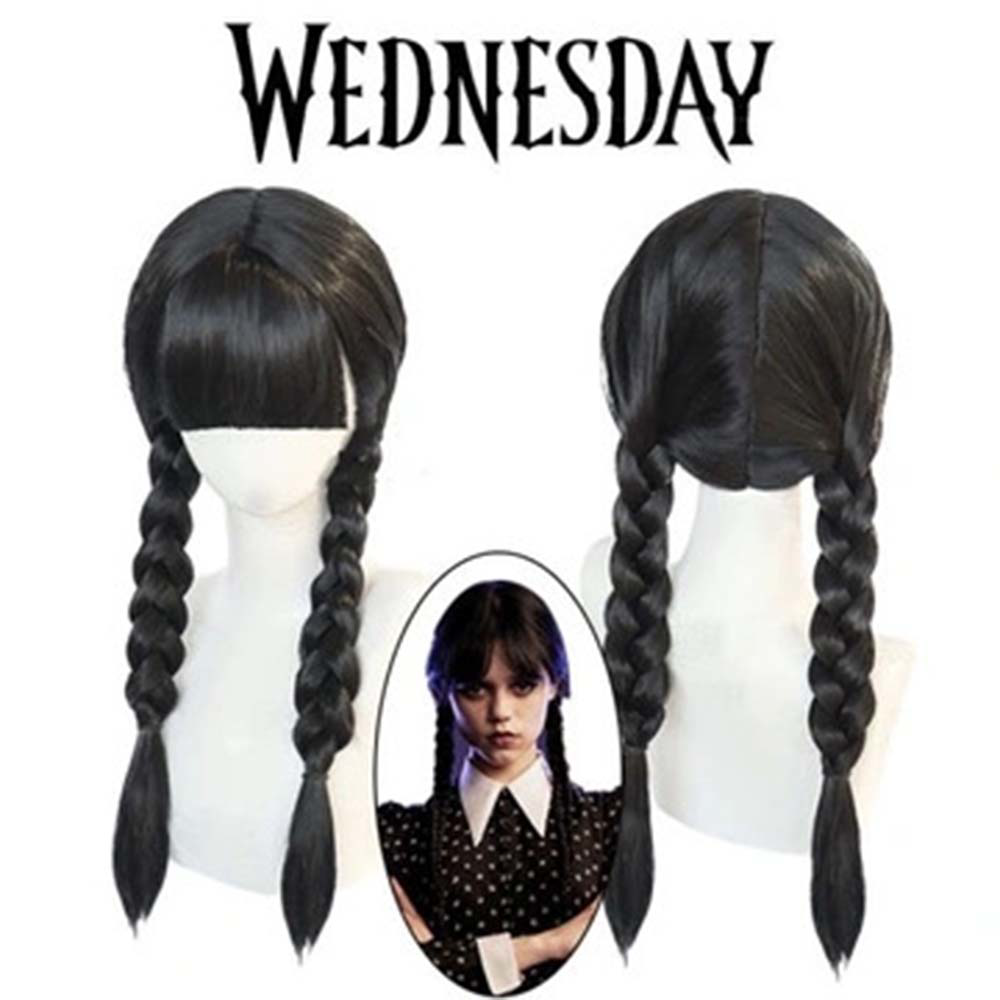 Nessiworld Wednesday Siyah Örgülü Peruk Nessiworld Wednesday Siyah Örgülü Peruk