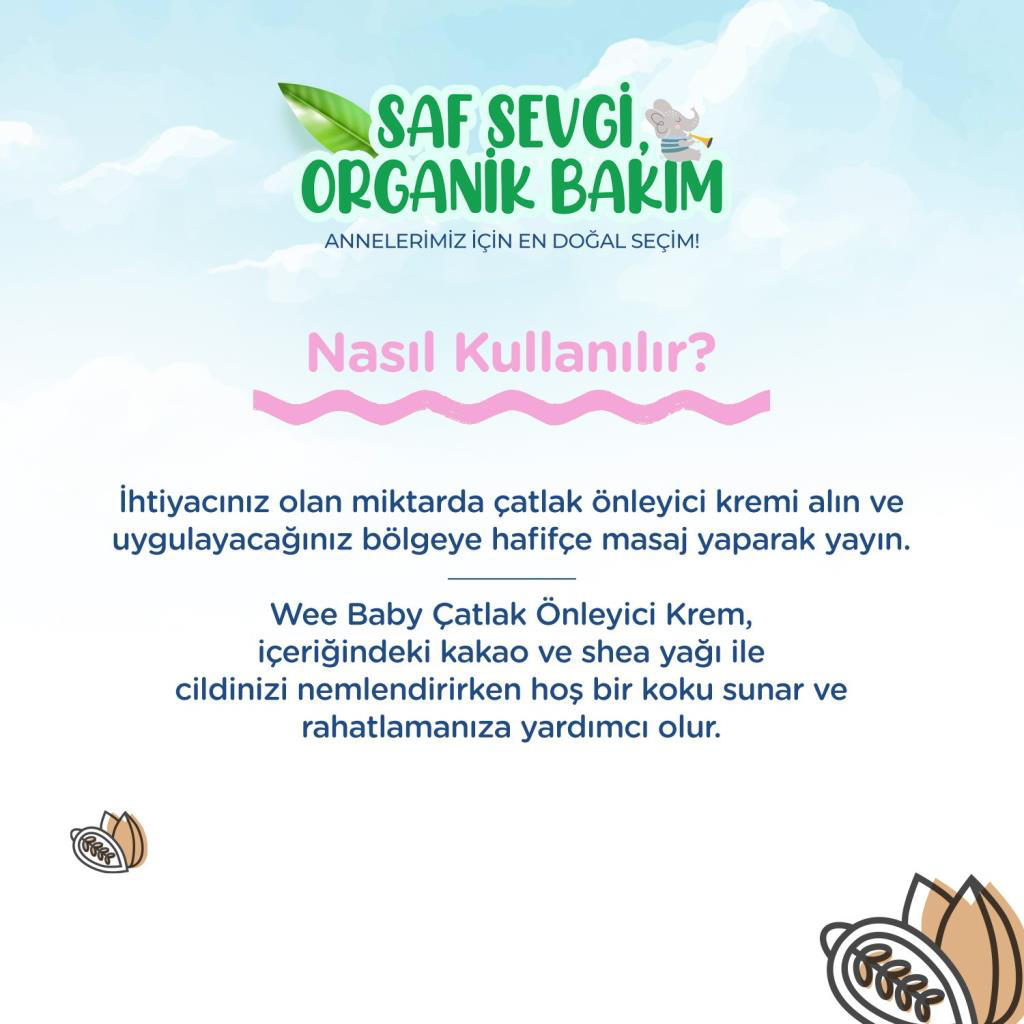 Nessiworld Wee Baby Çatlak Önleyici Krem 150 ml Nessiworld Wee Baby Çatlak Önleyici Krem 150 ml