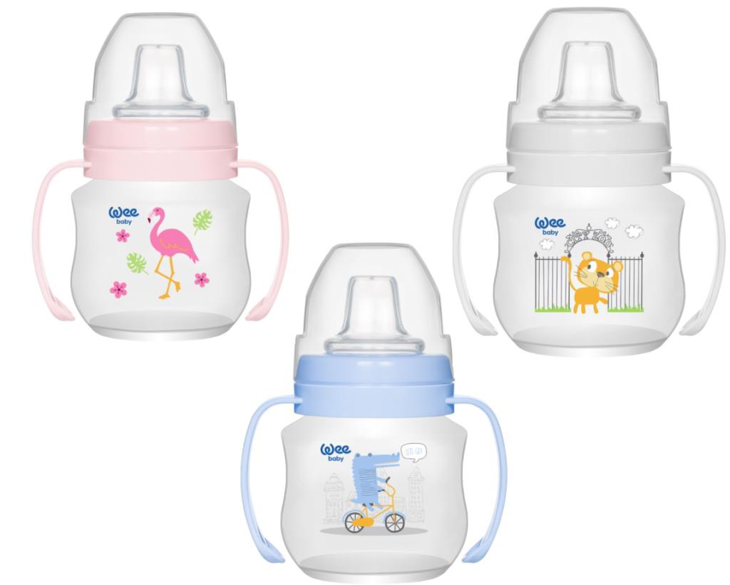 Nessiworld Wee Baby Akıtmaz Kulplu PP Antikolik Bardak 125 ml 753 Nessiworld Wee Baby Akıtmaz Kulplu PP Antikolik Bardak 125 ml 753