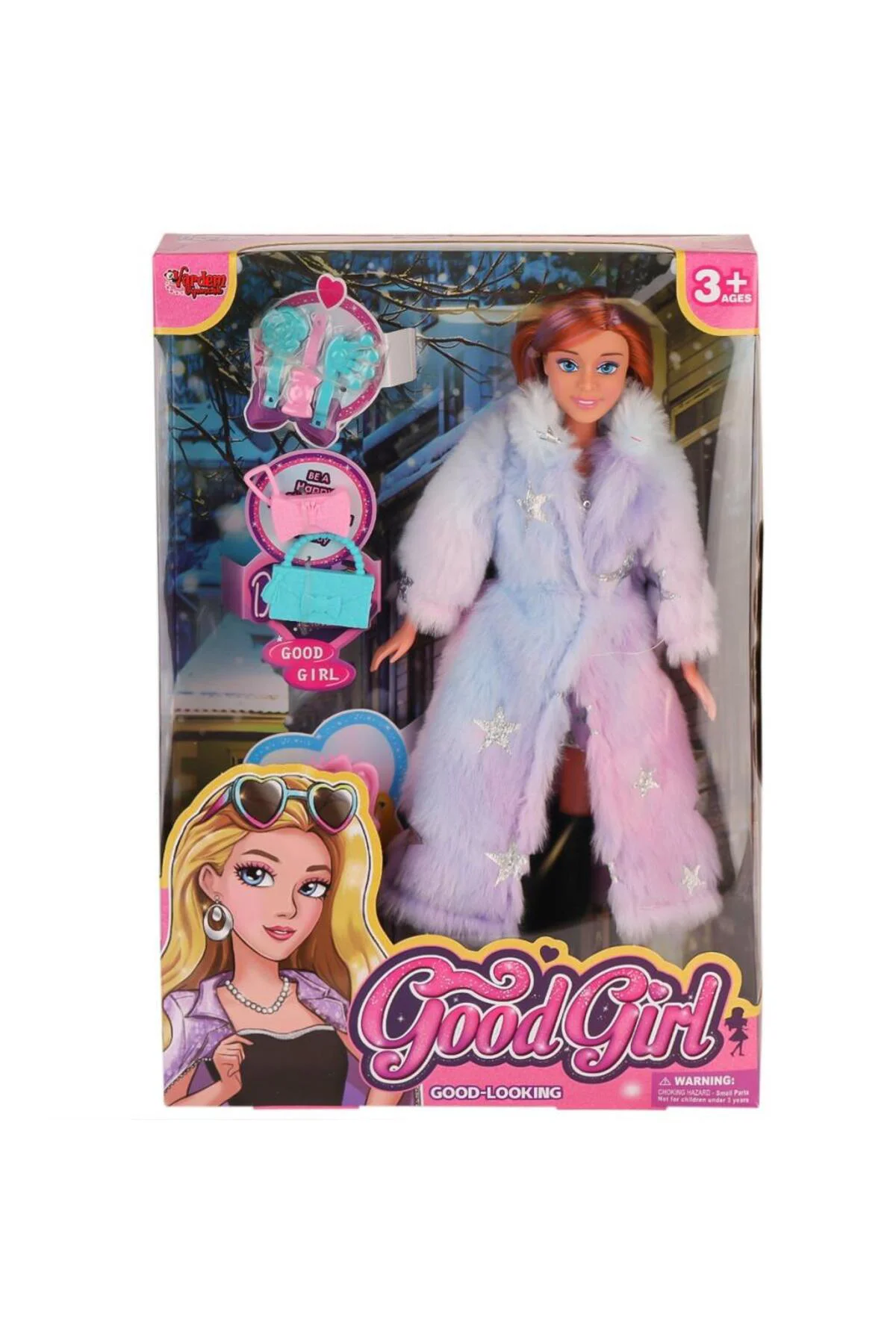 Nessiworld WG-66768 Aksesuralı Kürklü Bebek 29 cm - Vardem Oyunca