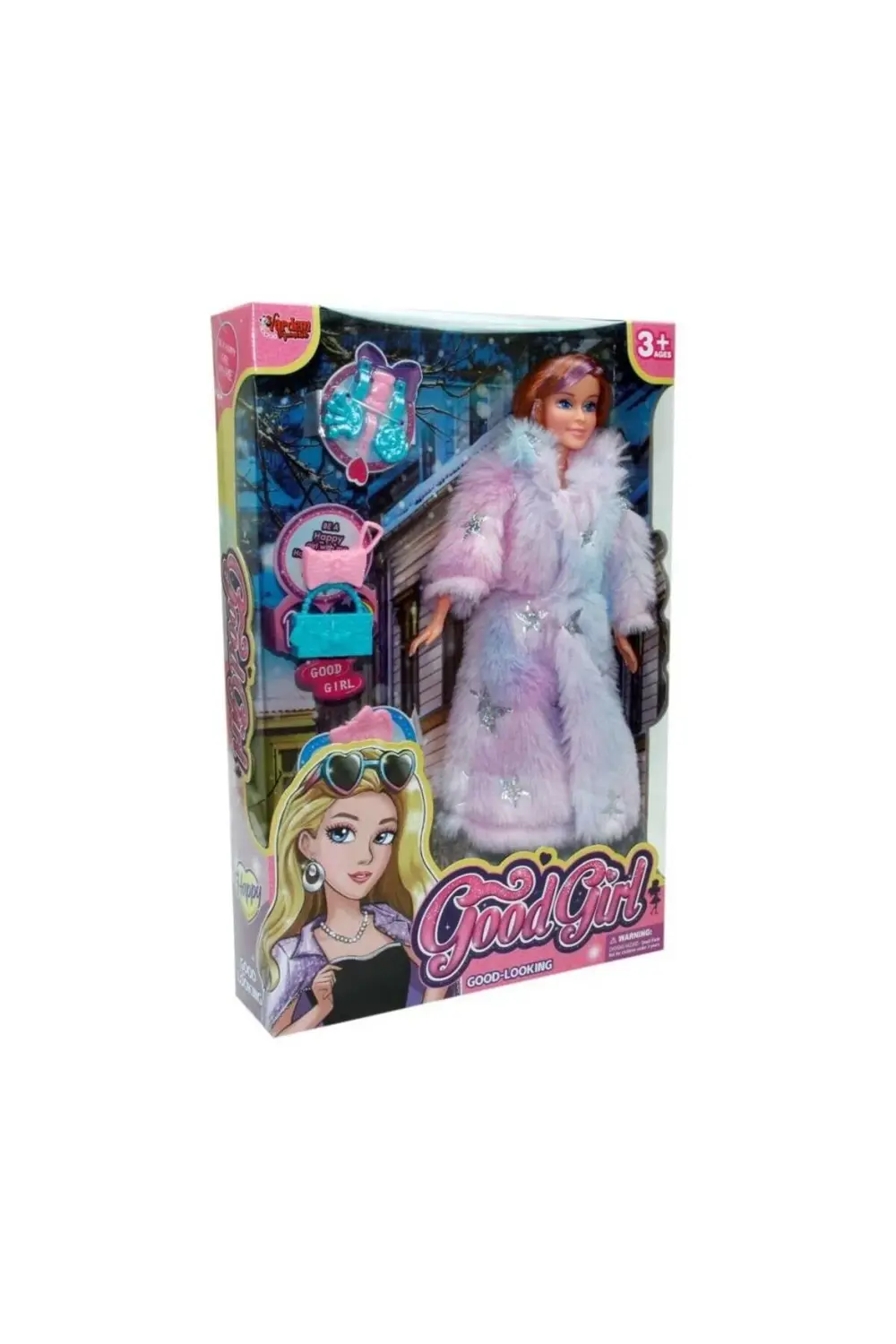 Nessiworld WG-66768 Aksesuralı Kürklü Bebek 29 cm - Vardem Oyunca