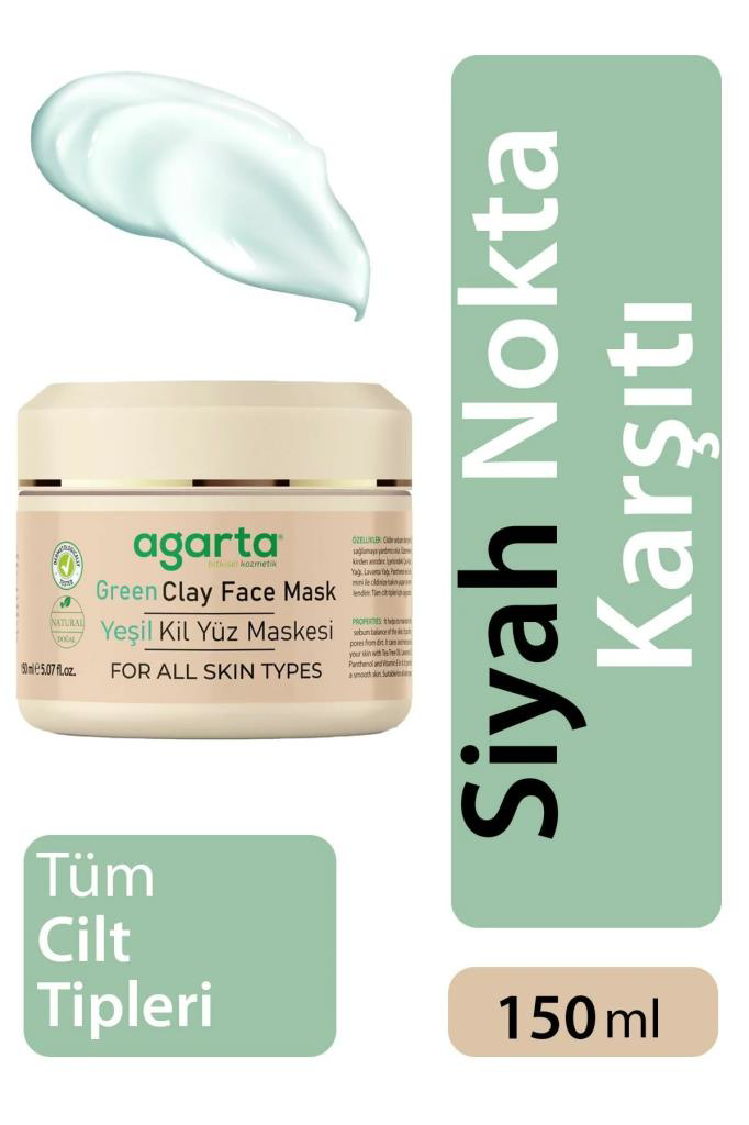 Nessiworld Yeşil Kil Yüz Maskesi 150 ml Nessiworld Yeşil Kil Yüz Maskesi 150 ml