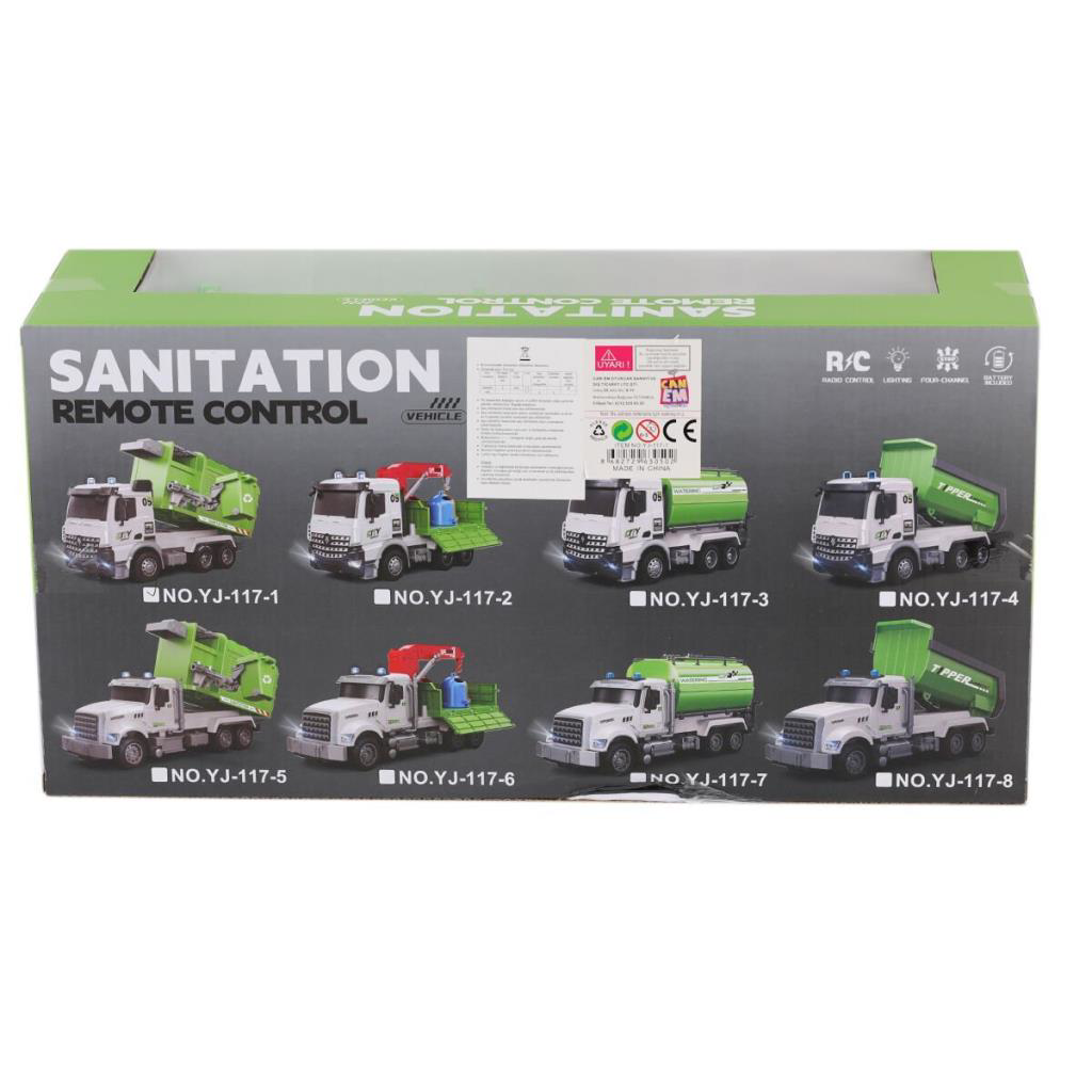 Nessiworld YJ-117-1 Kumandalı  Şajzlı Çöp Kamyonu