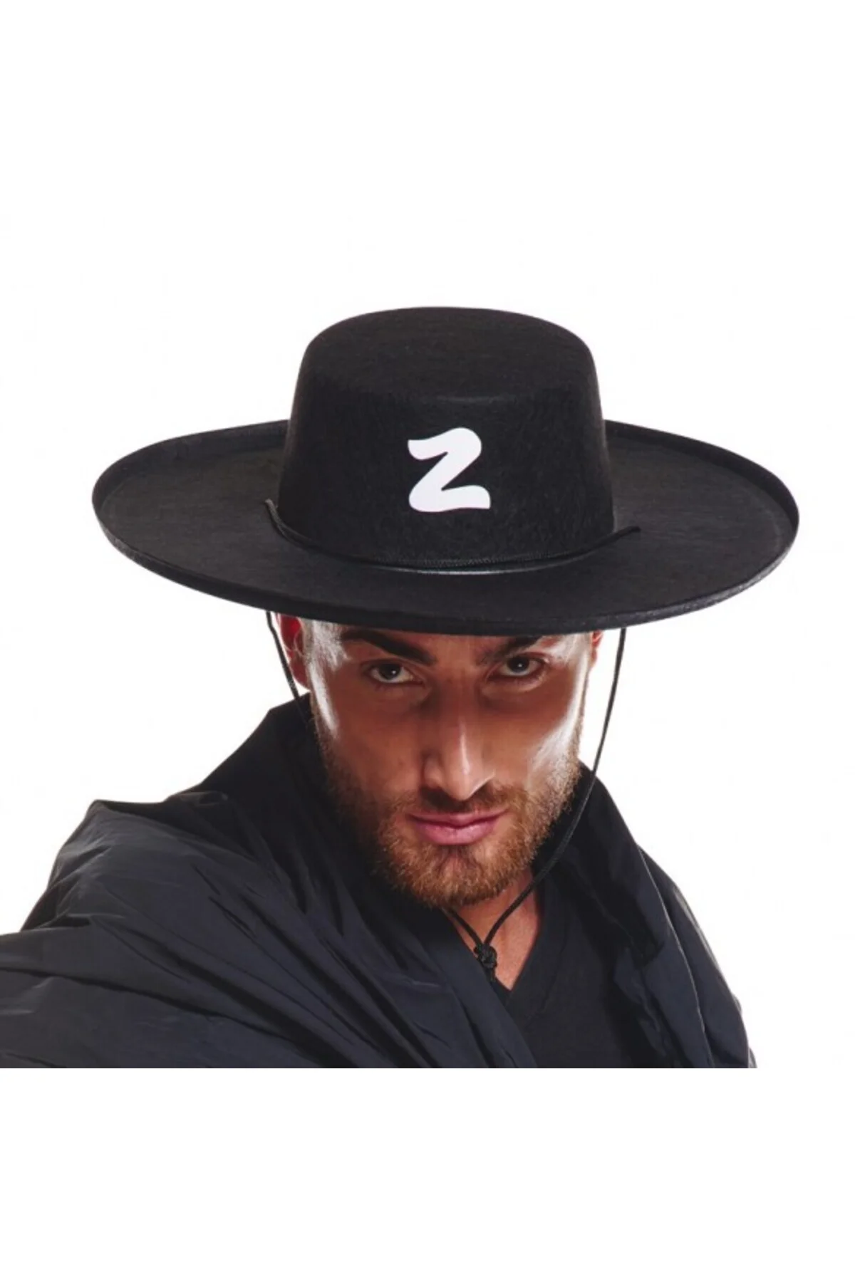 Nessiworld Z Logolu Yetişkin Boy Bağcıklı Zorro Şapkası